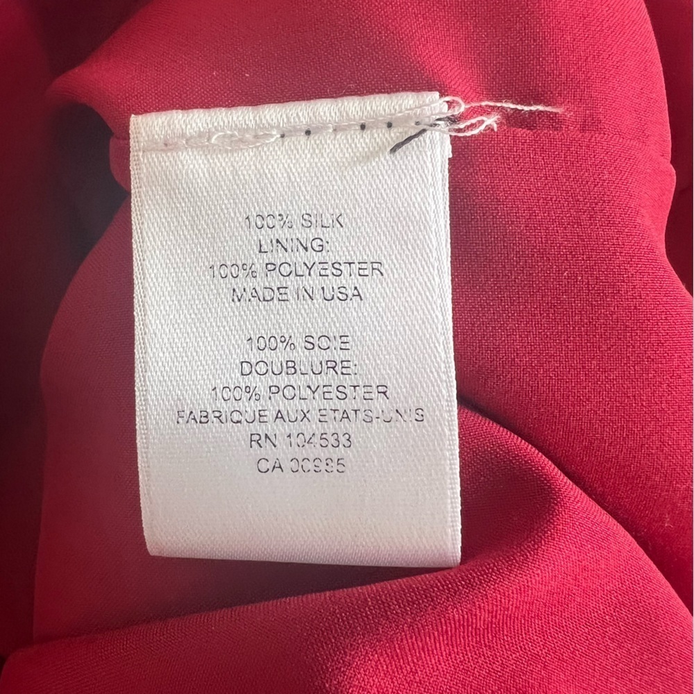 Silk Nanette Lepore Pink Patterned Dress Size 6 - Picture 9 of 10